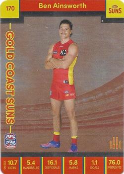 2023 AFL TeamCoach - Silver #170 Ben Ainsworth Front
